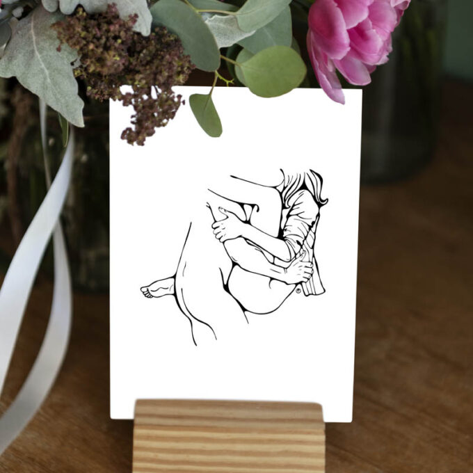 Bodies lines 013 card